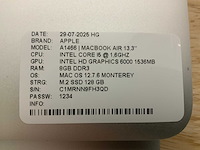Apple macbook air a1466 laptop (4x) - afbeelding 2 van  12