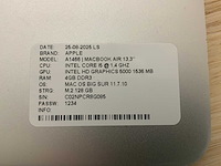 Apple macbook air a1466 laptop (4x) - afbeelding 2 van  12