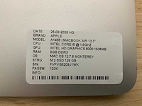 Apple macbook air a1466 laptop (4x) - afbeelding 2 van  14