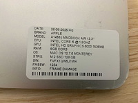 Apple macbook air a1466 laptop (4x) - afbeelding 3 van  14