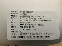 Apple macbook air a1466 laptop (4x) - afbeelding 2 van  12