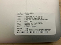 Apple macbook air a1466 laptop (4x) - afbeelding 4 van  14