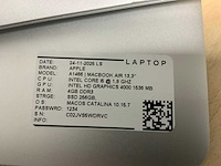 Apple macbook air a1466 laptop (4x) - afbeelding 5 van  14