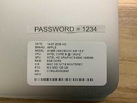 Apple macbook air a1466 laptop (4x) - afbeelding 8 van  8