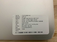 Apple macbook air a1466 laptop (4x) - afbeelding 11 van  11