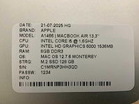 Apple macbook air a1466 laptop (4x) - afbeelding 2 van  12