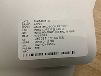 Apple macbook air a1466 laptop (4x) - afbeelding 3 van  13