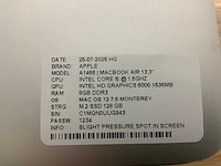 Apple macbook air a1466 laptop (4x) - afbeelding 12 van  12