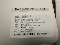Apple macbook air a1466 laptop (5x) - afbeelding 2 van  16