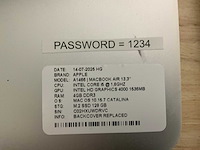 Apple macbook air a1466 laptop (5x) - afbeelding 3 van  16