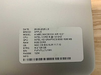 Apple macbook air a1466 laptop (5x) - afbeelding 9 van  10