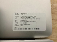 Apple macbook air a1466 laptop (6x) - afbeelding 12 van  12