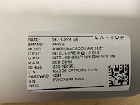Apple macbook air a1466 laptop (6x) - afbeelding 11 van  12