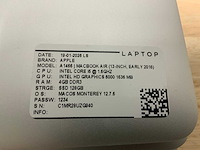 Apple macbook air a1466 laptop (6x) - afbeelding 12 van  12
