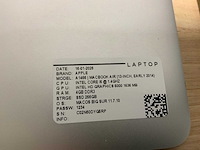 Apple macbook air a1466 laptop (6x) - afbeelding 10 van  12