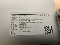 Apple macbook air a1466 laptop (6x) - afbeelding 2 van  12