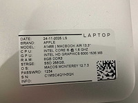 Apple macbook air a1466 laptop (6x) - afbeelding 2 van  12