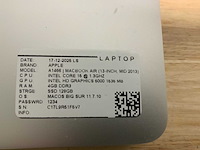 Apple macbook air a1466 laptop (6x) - afbeelding 2 van  15