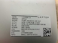 Apple macbook air a1466 laptop (6x) - afbeelding 13 van  15