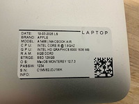 Apple macbook air a1466 laptop (6x) - afbeelding 4 van  14