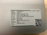Apple macbook air a1466 laptop (6x) - afbeelding 12 van  12