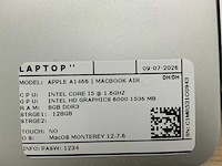 Apple macbook air a1466 laptop (6x) - afbeelding 3 van  12