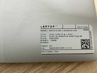 Apple macbook air a1466 laptop (6x) - afbeelding 4 van  12