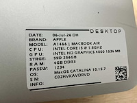 Apple macbook air a1466 laptop (6x) - afbeelding 1 van  9