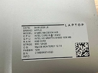 Apple macbook air a1466 laptop (8x) - afbeelding 10 van  12