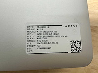 Apple macbook air a1466 laptop (8x) - afbeelding 4 van  12