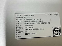 Apple macbook air a1466 laptop (8x) - afbeelding 12 van  12