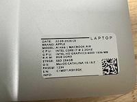 Apple macbook air a1466(i7) laptop (8x) - afbeelding 3 van  12