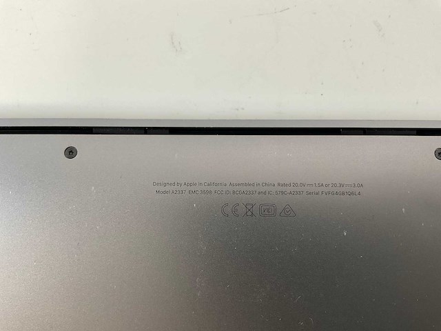 Apple macbook air m1 13.3”, m1, 8 gb ram, 251 gb nvme, m1 laptop - afbeelding 7 van  7