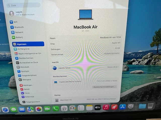 Apple macbook air (m1, 2020) laptop - afbeelding 8 van  8