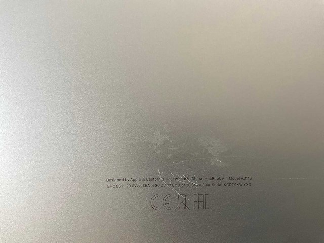 Apple macbook air m3 13”, m3, 16 gb ram, 256 gb nvme laptop - afbeelding 7 van  7