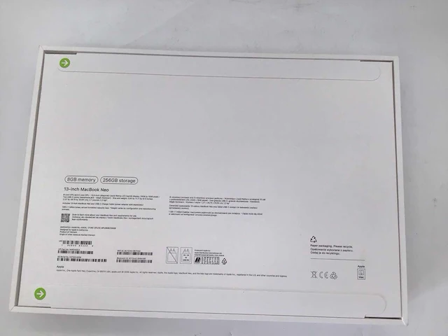 Apple macbook neo 13 inch laptop - afbeelding 2 van  3