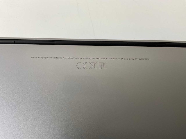 Apple macbook pro 13”, apple m1, 16 gb ram, 500 gb nvme laptop - afbeelding 7 van  7