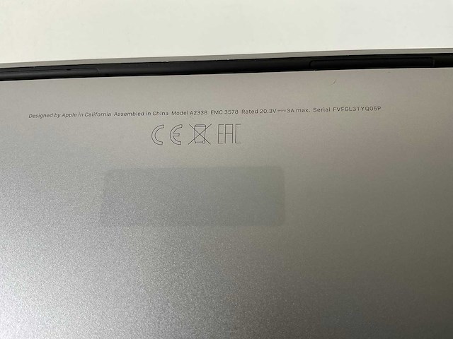Apple macbook pro 13”, apple m1, 16 gb ram, 500 gb nvme laptop - afbeelding 7 van  7