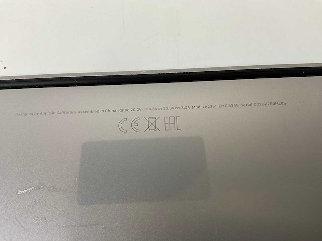 Apple macbook pro 13”, core(tm) i5 10th gen, 16 gb ram, 512 gb nvme laptop - afbeelding 7 van  7