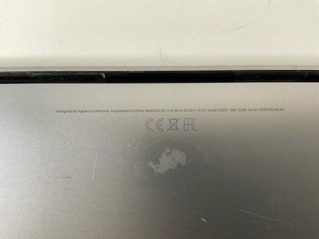 Apple macbook pro 13”, core(tm) i5 10th gen, 16 gb ram, 512 gb nvme laptop - afbeelding 7 van  7