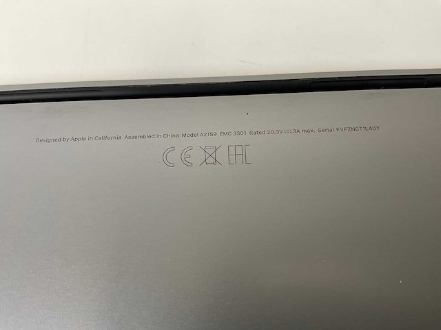 Apple macbook pro 13”, core(tm) i5 8th gen, 8 gb ram, 128 gb nvme laptop - afbeelding 5 van  5