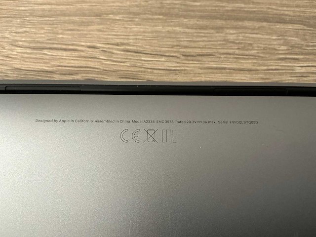 Apple macbook pro 13" (m1, 2020) - afbeelding 6 van  6