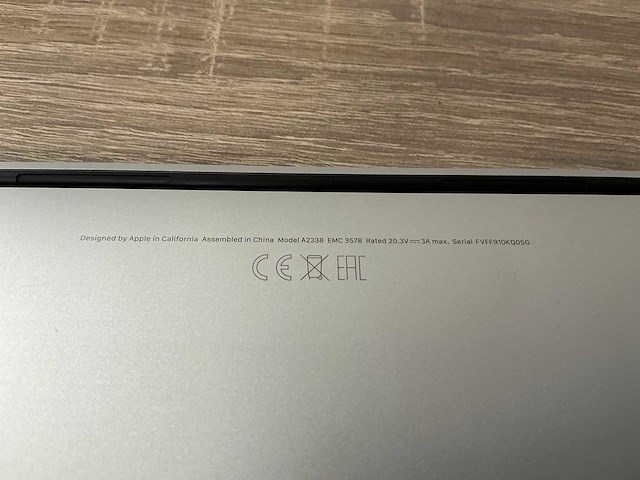 Apple macbook pro 13" (m1, 2020) - afbeelding 6 van  6