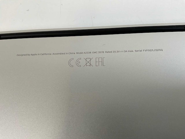 Apple macbook pro 13.3”, apple m1, 16 gb ram, 251 gb nvme laptop - afbeelding 6 van  6