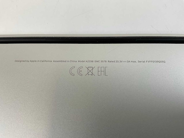 Apple macbook pro 13.3”, apple m1, 8 gb ram, 256 gb nvme laptop - afbeelding 7 van  9