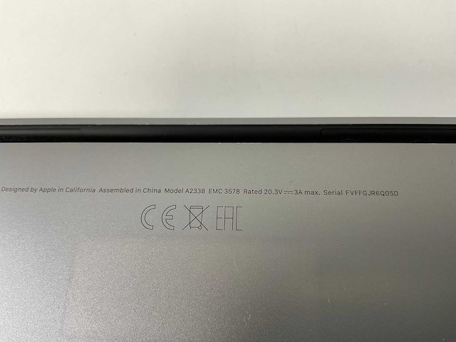 Apple macbook pro 13.3”, apple m1, 8 gb ram, 256 gb ssd laptop - afbeelding 7 van  7