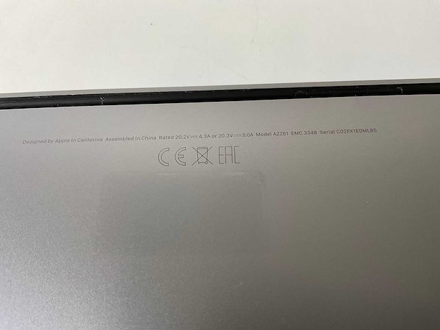 Apple macbook pro 13.3”, core(tm) i5 10th gen, 16 gb ram, 512 gb nvme laptop - afbeelding 6 van  7