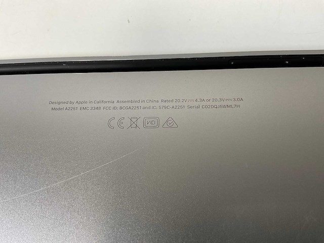 Apple macbook pro 13.3”, core(tm) i5 10th gen, 16 gb ram, 512 gb nvme laptop - afbeelding 7 van  7