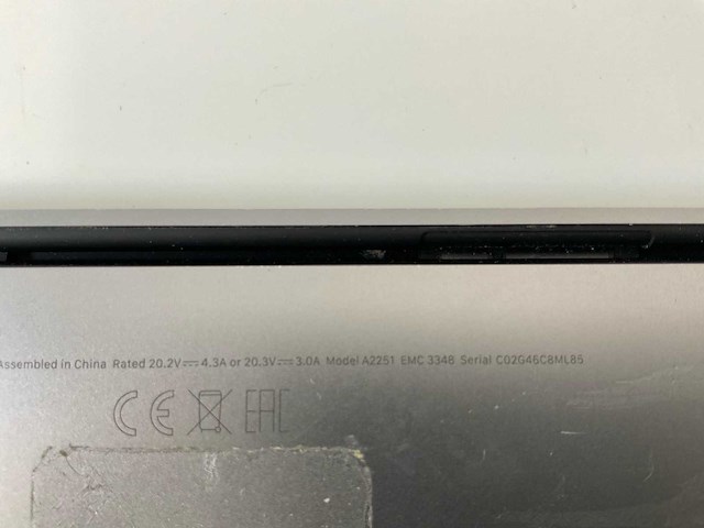 Apple macbook pro 13,3”, core(tm) i5 10th gen, 16 gb ram, 512 gb nvme laptop - afbeelding 7 van  7