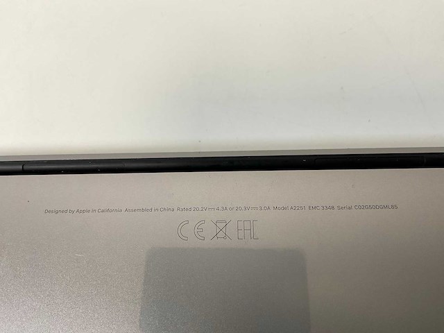 Apple macbook pro 13.3”, core(tm) i5 10th gen, 16 gb ram, 512 gb nvme laptop - afbeelding 7 van  7